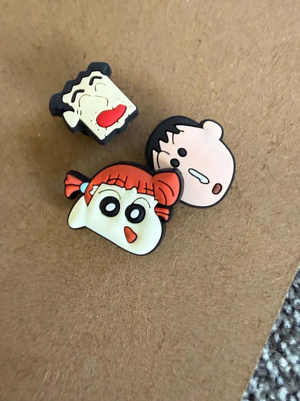 Crayon Shin-Chan Character Jibbitz Shoe Charms 3-Piece Set
